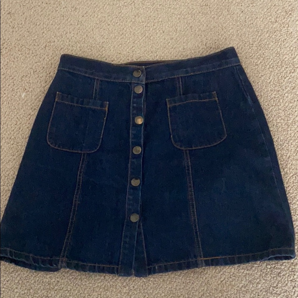 urban outfitters denim skirt